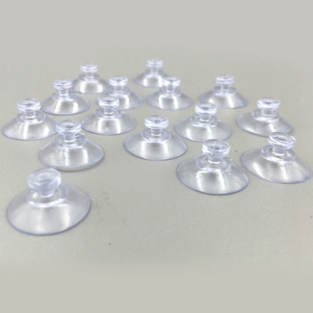30/40/50mm klare sugekopper sopphode sterkt vakuumsugere kroker oppheng for vindusdekorasjon bryllup bilglass