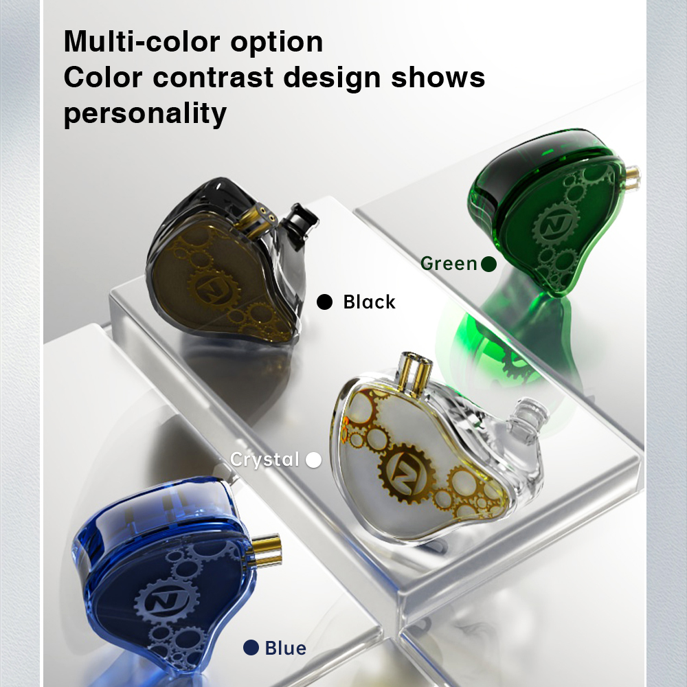 Słuchawki ND Venus hifi przewodowe wysokiej jakości douszne interfejs typec okrągły otwór 3.5 monitorowanie gier powrót ucha