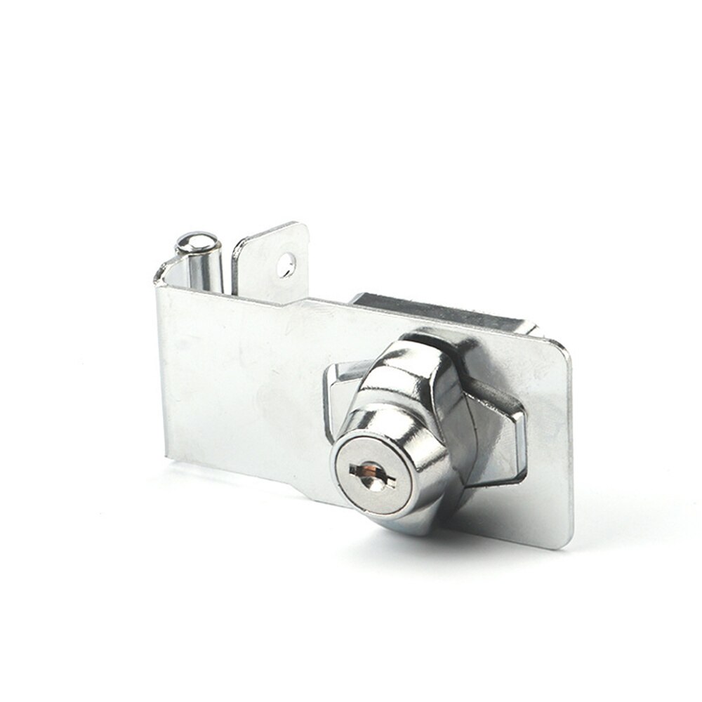 1pcs Heavy Duty Locking Hasp And Staple With Keys Padlock Cupboard Shed Garage Lock File Cabinet Drawer Wardrobe Lock Hasp Lock