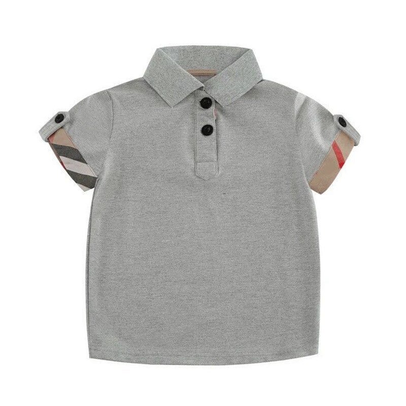 Kinderen Kleding T-shirt Voor Jongens Mode Streep Rooster T-shirt Meisje Katoen Tops Tiener Brad Kids Kleding T-shirts: Grijs / 5T