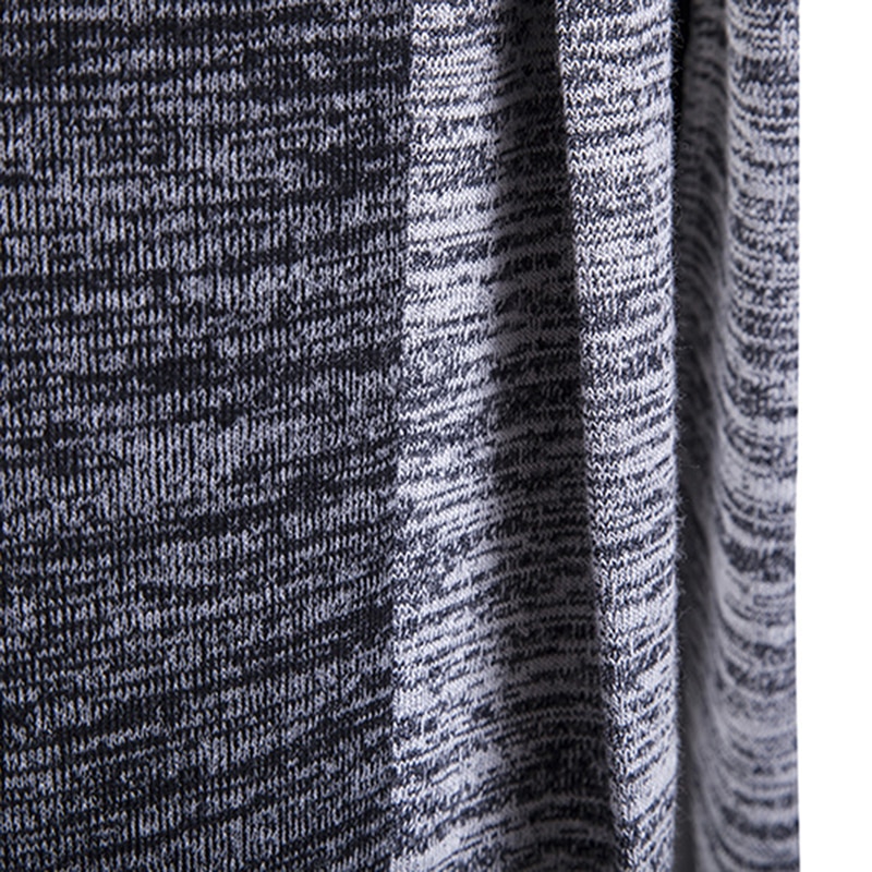 Sjaalkraag Vest Mannen Pull Homme Herfst Slim Fit Lange Heren Vesten Casual Hit Kleur Gebreide Vest Trui