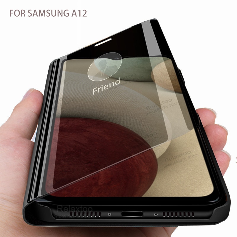 Coque à rabat en cuir pour Samsung Galaxy A12 A12 A12 12A, 6.5 pouces, sm-a125f/DSN