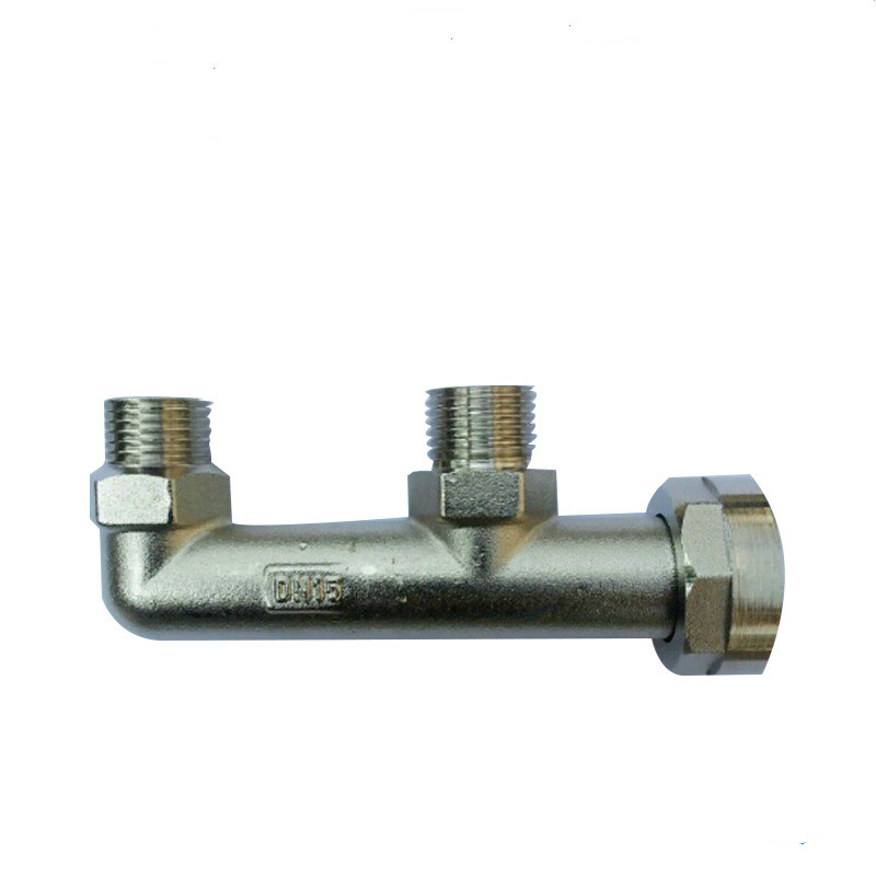 three way brass gas valve 1/2 inch BSP female thread DN15