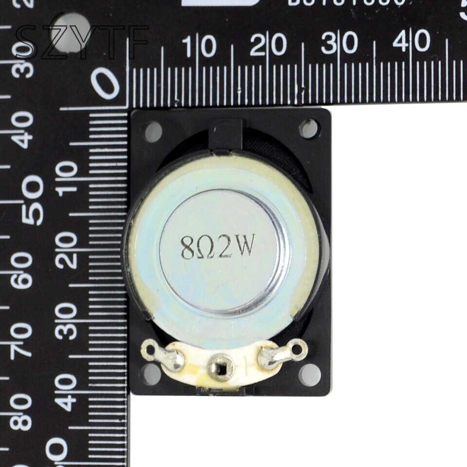 Eufeifeiegds 2x 40MM Lautsprecher 50Ohm 2W - Runde Akustik Speaker Für Audio DIY Projekte