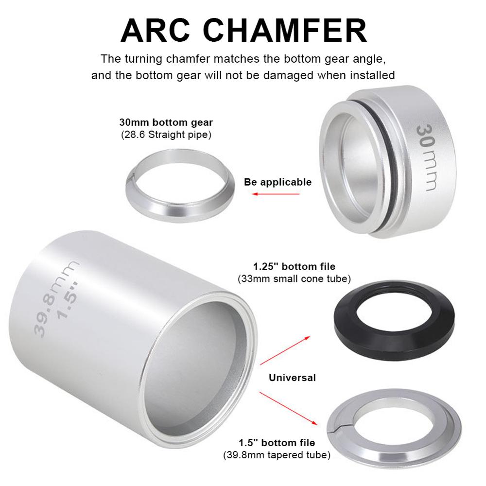 Bicycle Fork Headset Steer Tube MTB Bike Tools Crown Race Setters Bike Front Fork Replacement Installation Tools 28.6 mm