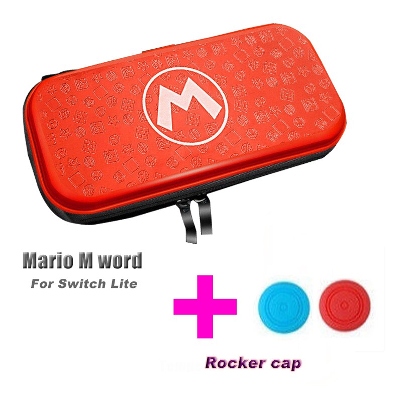 ! Bolsa de almacenamiento para nintendo Switch Lite, mini funda protectora para nintendo Switch, accesorios: Mario M word 3in1