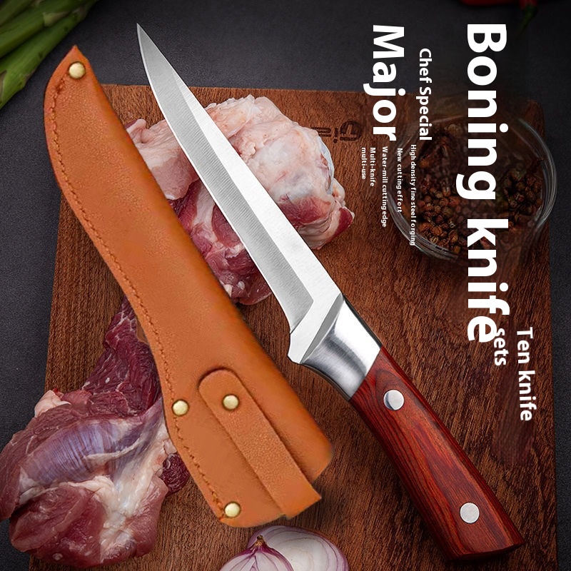 Cuchillo para deshuesar cerdo, cuchillo especial para matar carnicero, matanza de ovejas, cuchillo para pelar, sangría, cuchillo afilado, cuchillo para fruta, corte de carne spli
