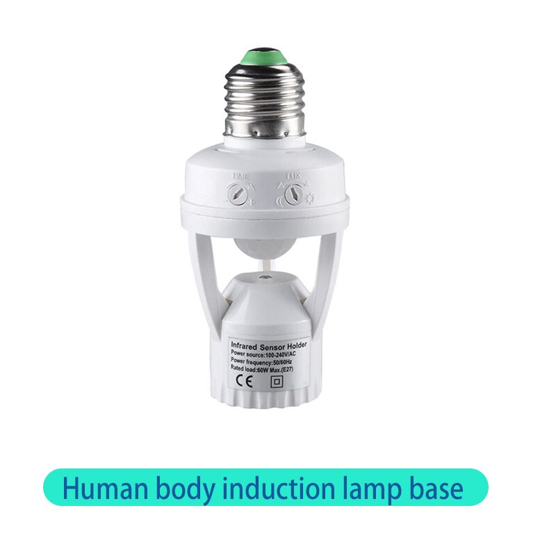Motion Sensor Switch E27 12W 220V Induction Bulb Human Body Induction Illuminator Light for Home Lighting Corridor Stairs Room