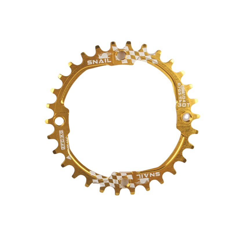 Deckas 104BCD Round Narrow Wide Chainring 30T Single Aluminum Alloy Chainwheel For Bicycle Road Mountain Bike MTB