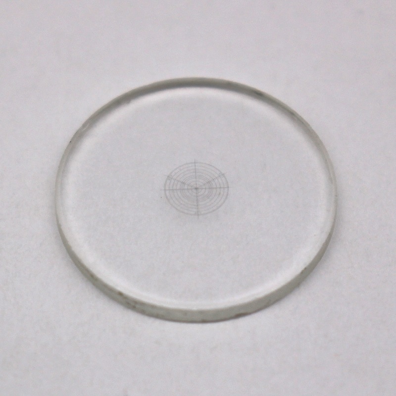 Diameter 15.5 mm Microscope Eyepiece Micrometer Concentric Circles Scale Ruler Ocular Micrometer Calibration Microscope Parts