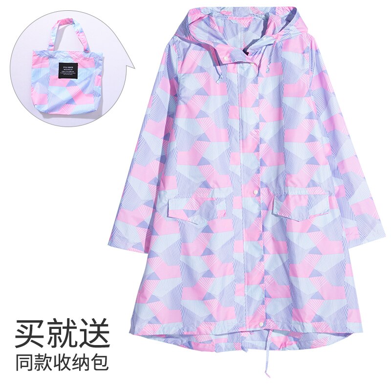 Zhouxiaoxi-chubasquero fino rosa para mujer, impermeable, a prueba de viento, con capucha, ligero, para senderismo y lluvia, Ponchos, chaqueta, capa