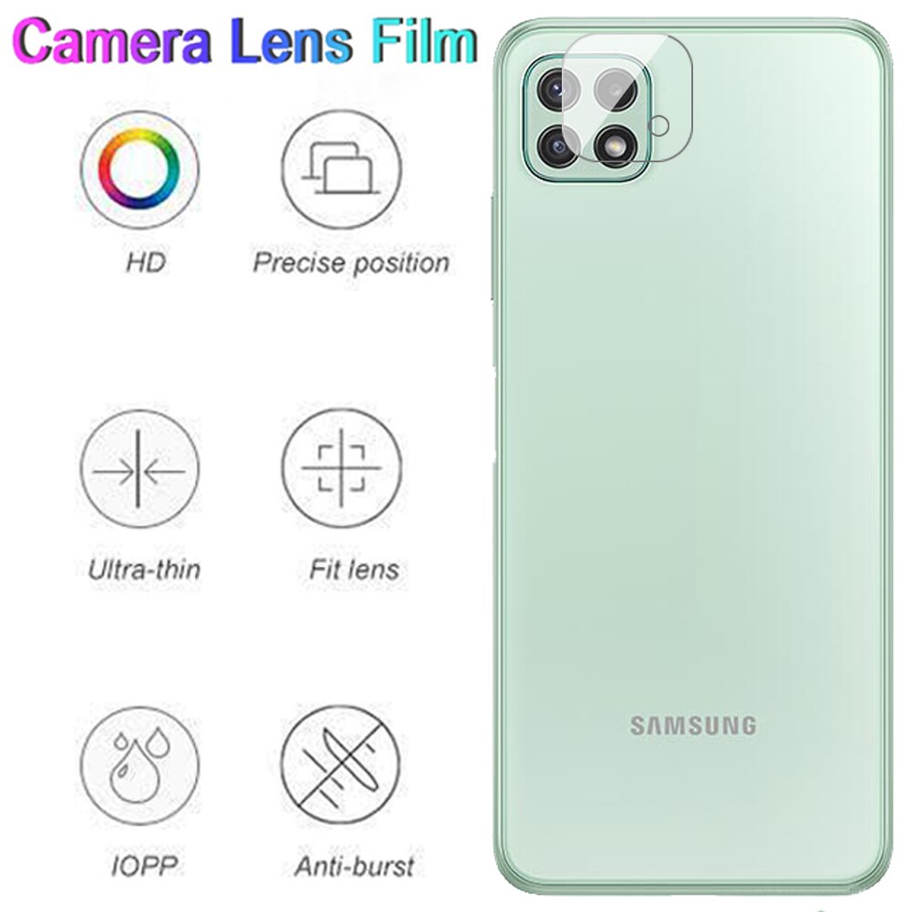 4in1 Volledige Cover Beschermende Glas Case Voor Samsung A22 Een 22 5G Samsun A32 A52 A53 A52s A72 A12 a13 4G A21s Camera Lens Protector