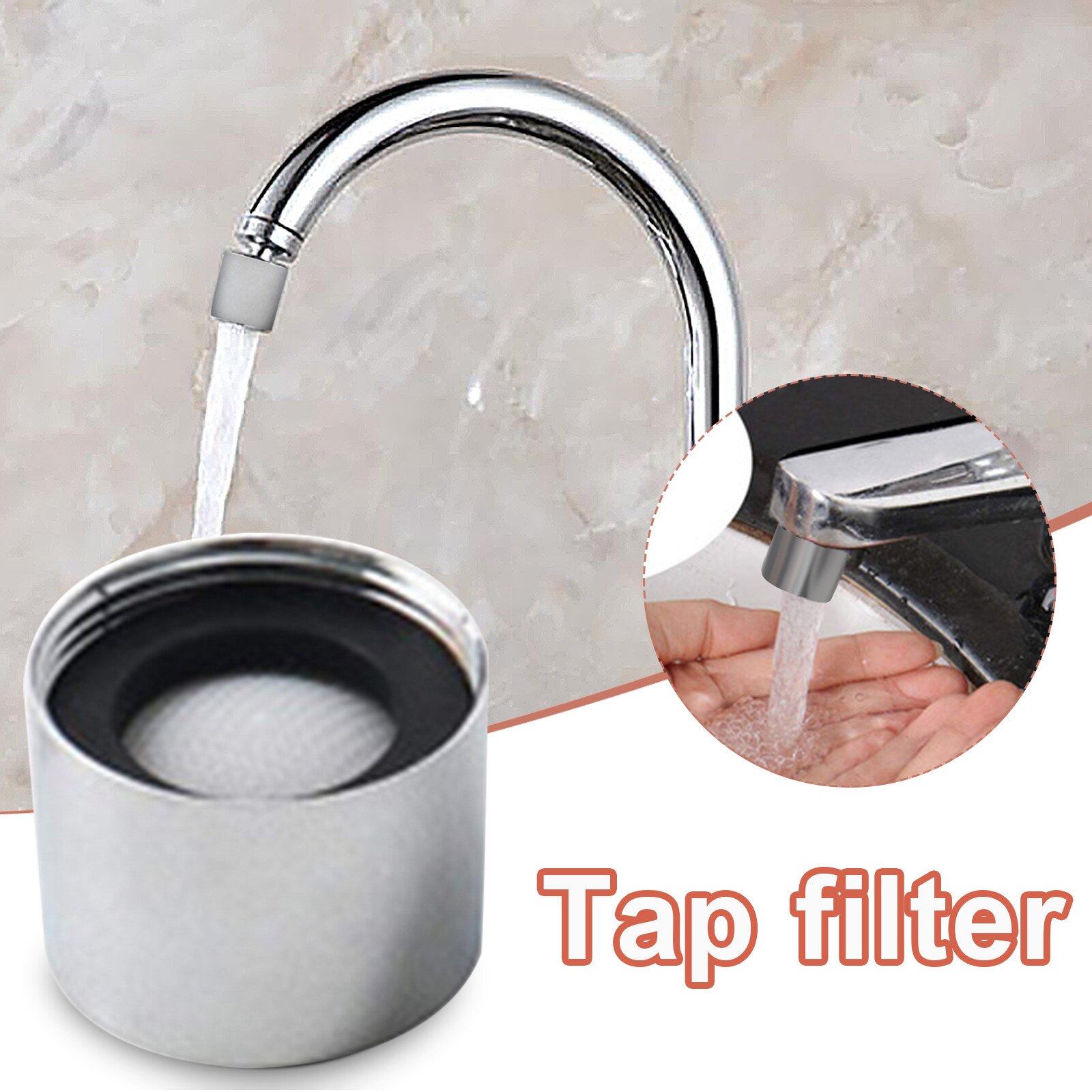Aireador de grifo aerador de filtro insertar aireador para grifos de cocina herramienta de partes de reemplazo filtros Bubbler insertar fregadero aireador: A