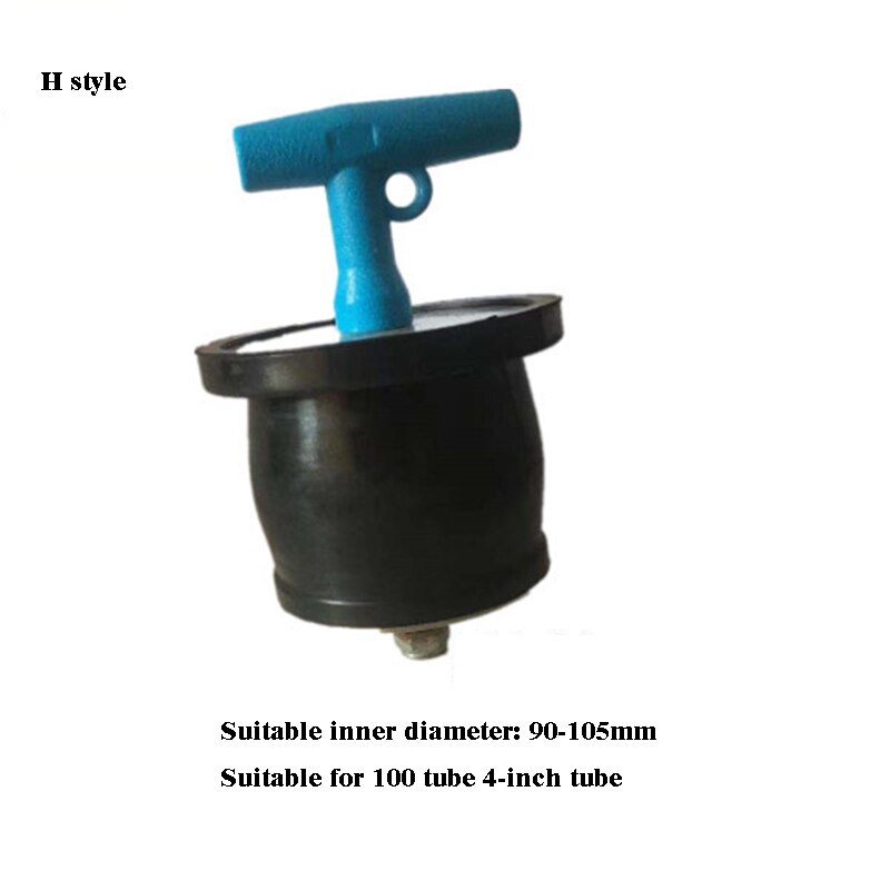 Rubber Plug With Handle Sewer Drain Pipe Plug Return Pipe Plugging Water Channel Sealing: H