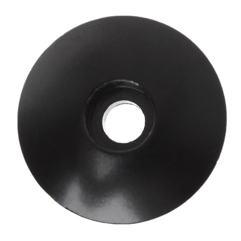 Bicycle Headset Cap 28.6mm Dustproof Top MTB Bike Stem Cover Aluminum Alloy Headset Cap: Black