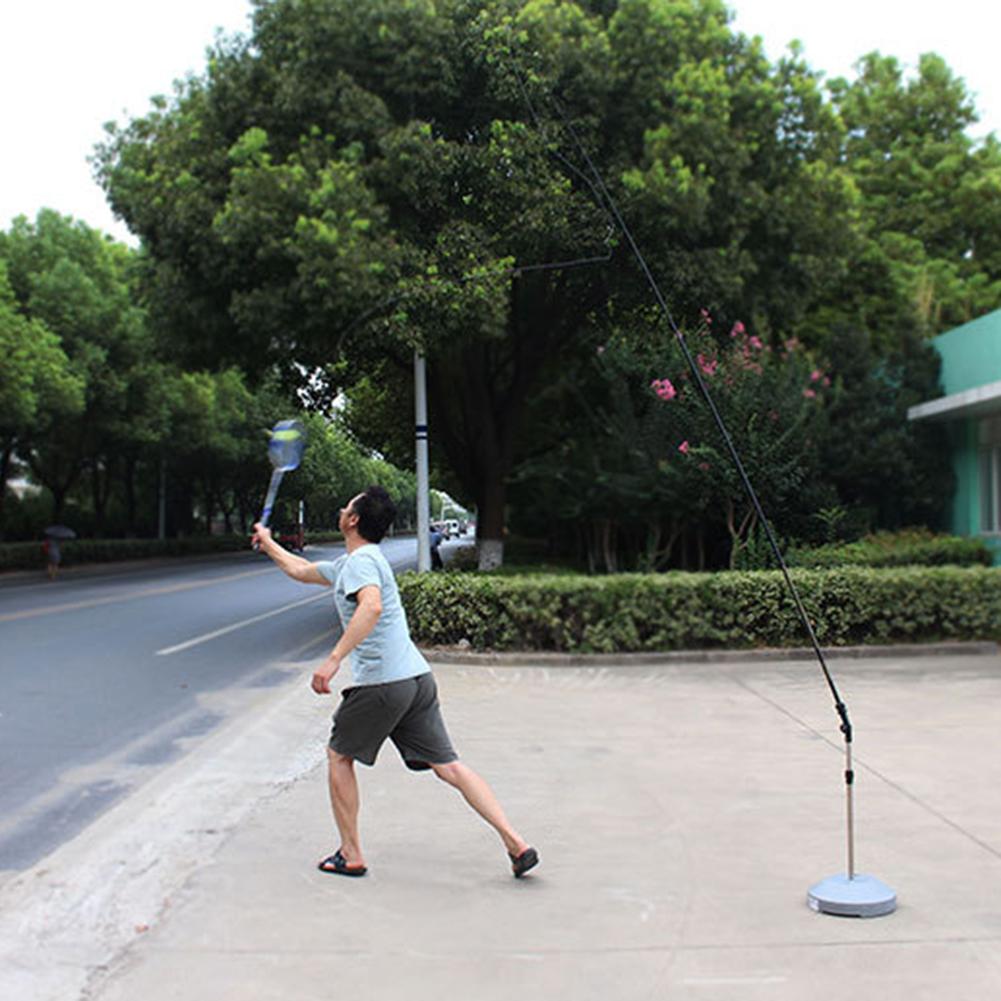 Professionelle Badminton Trainer einstellen Tragbare Selbst-studie Rebound Praxis Trainer Für Sport ÜSpund Badminton Lernende Ich bin Freien