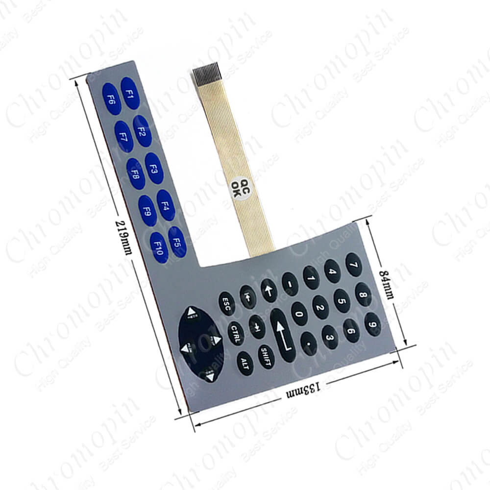 Teclado de membrana para AB 2711P-B6C8A 2711P-B6C8D 2711P-B6M8A 2711P-B6M8D PanelView Plus 6-600