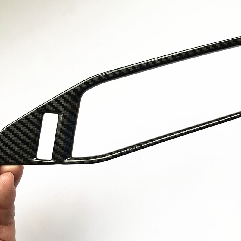 Carbon Fiber Dashboard Airconditioner Vent Cover Trim Decoratie Panel Vent Frame Auto Accessoires Voor Ford Focus +