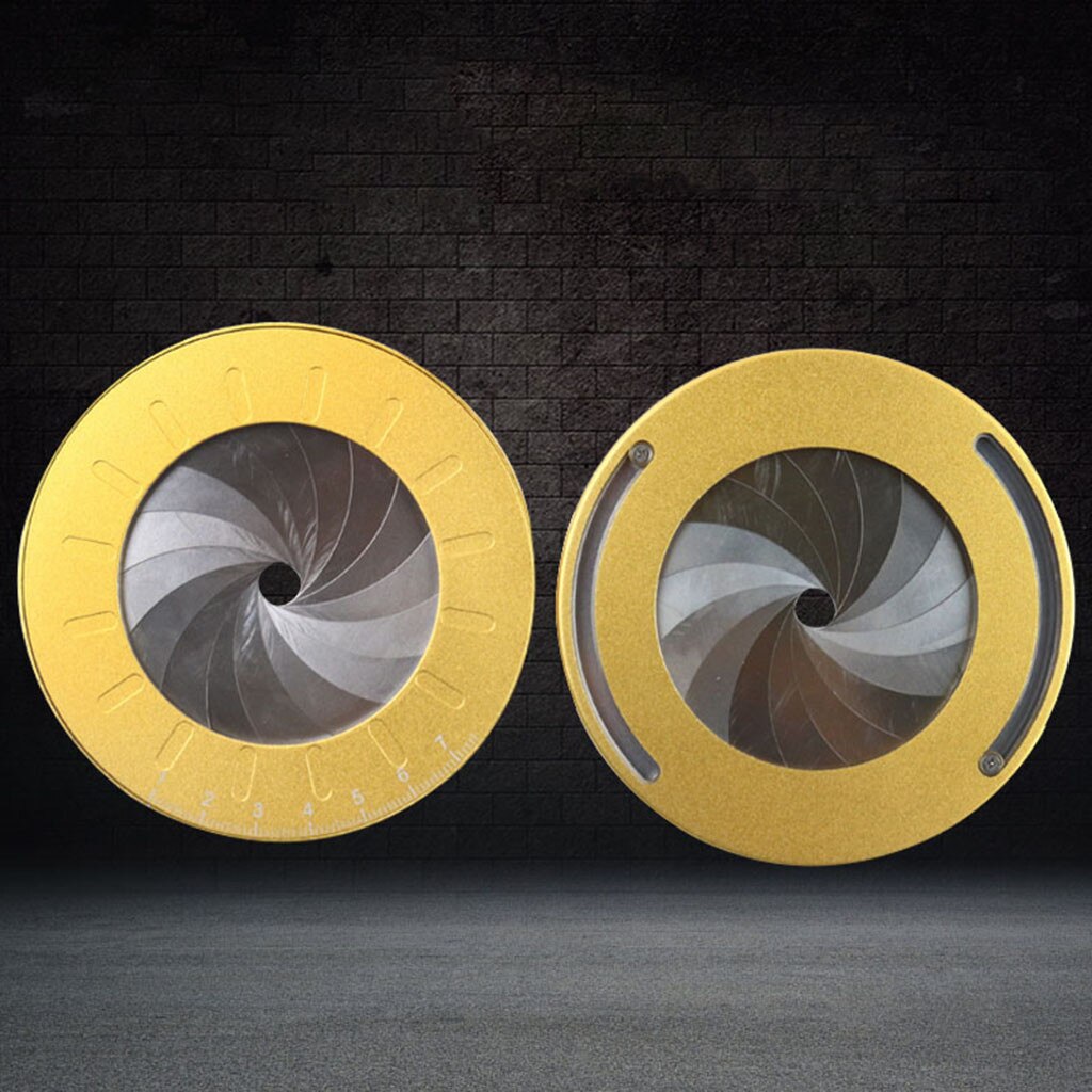 Round Circle Tool Adjustable Measurement Stainless Steel Drawing Ruler With Size Measure Marks Tool