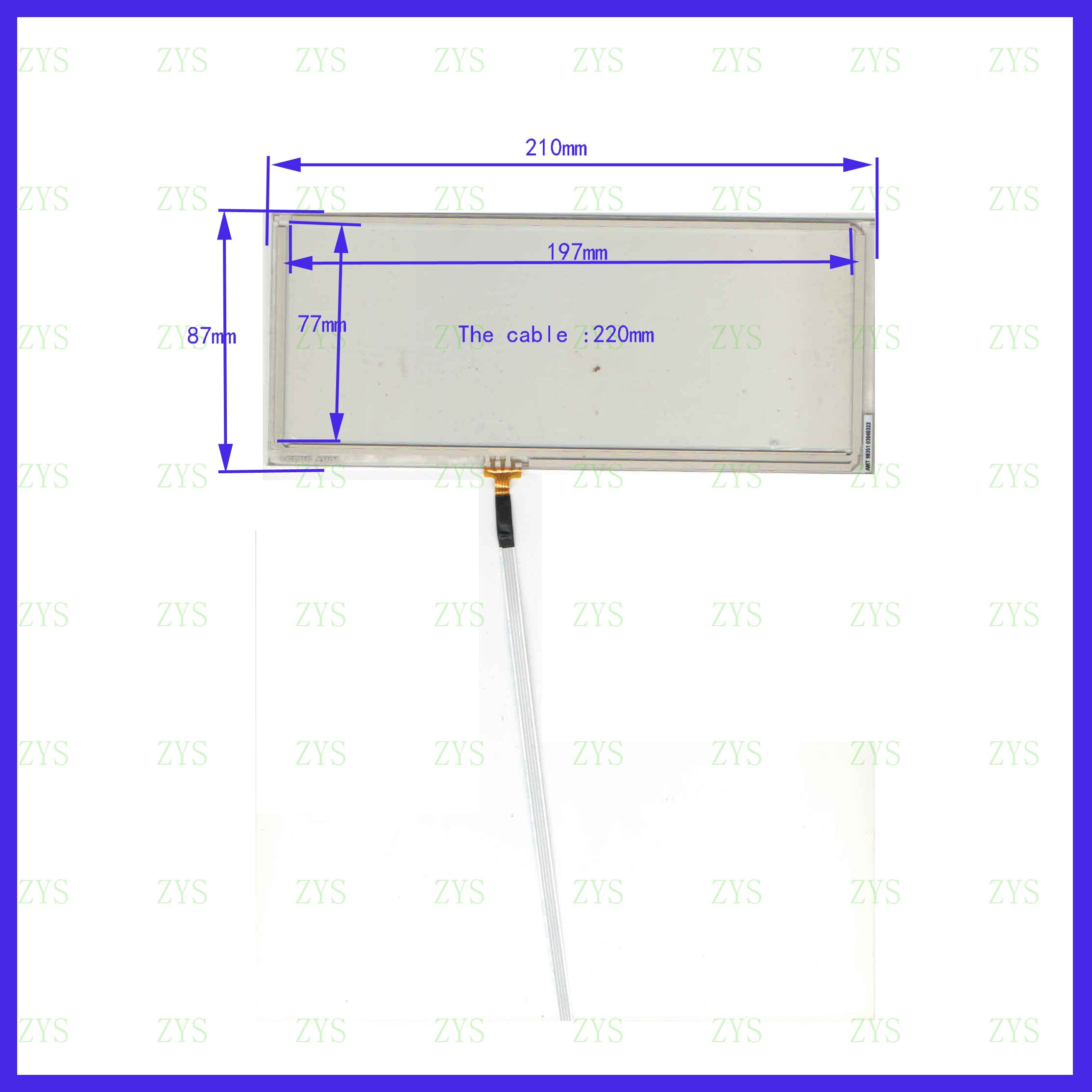 Nowy 4 linii ekran dotykowy panel 210*87 long life książka do FreeShipping 210mm * 87mm AMT98351