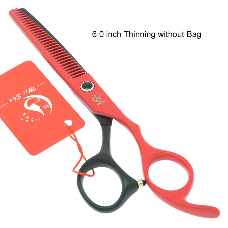 Ciseaux professionnels pour animaux de compagnie, 6.0 pouces, , pour toilettage de chien, coupe de poils d'animaux, ciseaux amincissants, accessoires pour chiens, A0076A: A0074A-05-60