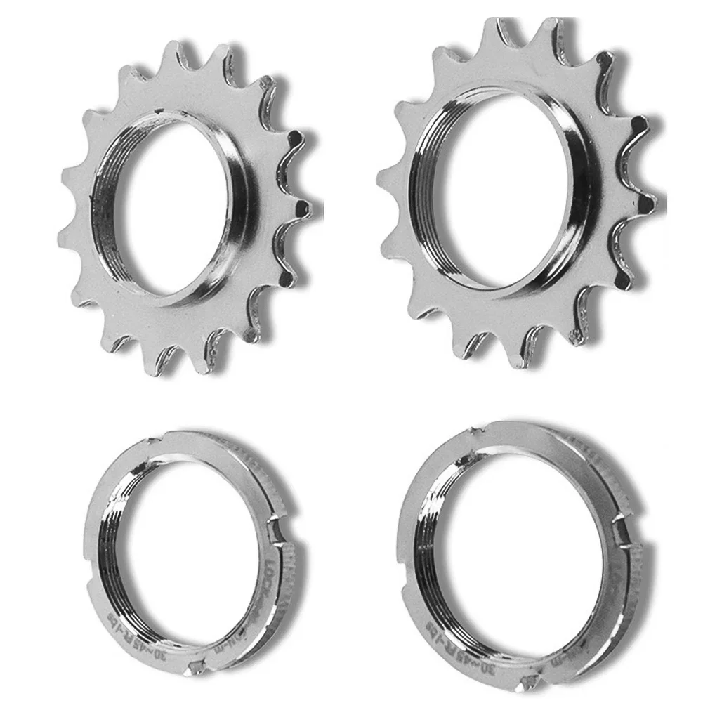 Piñón de rueda de bicicleta de piñón fijo 13t/14t/15t/16t/17t/18t con anillo de bloqueo, accesorios de ciclismo para buje de bicicleta de pista Fixie