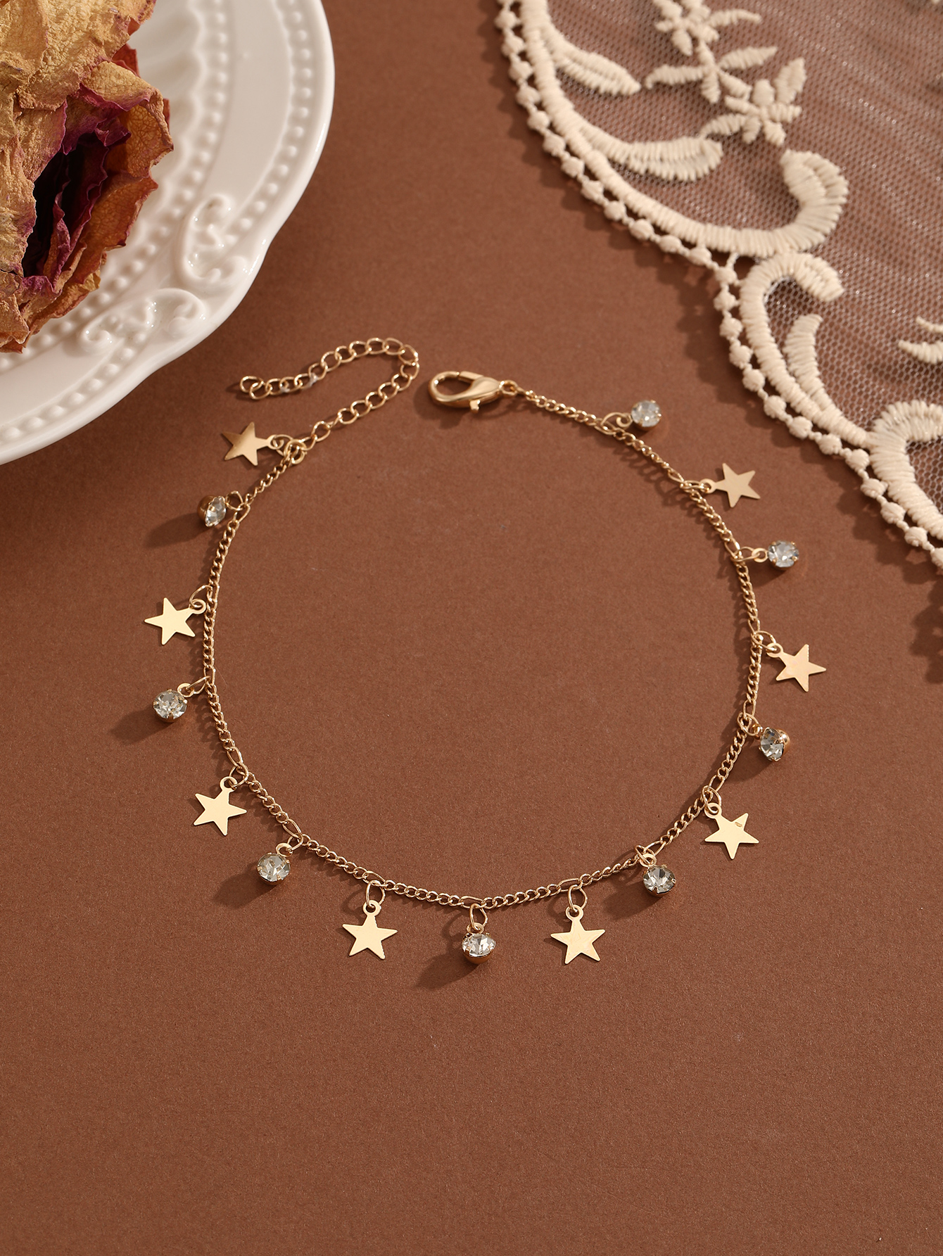 QIAMNI Nachahmung Perle Perlen Kette Fußkettchen für Frauen Mädchen Bein Armbänder Bodychain Sommer Strand Zubehör Hochzeit Schmuck: Hellgelb Gold Farbe