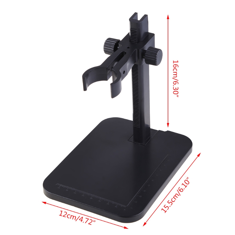Aluminum Alloy Microscope Stand Portable Up and Down Adjustable Digital Electronic Microscope Holder Stand
