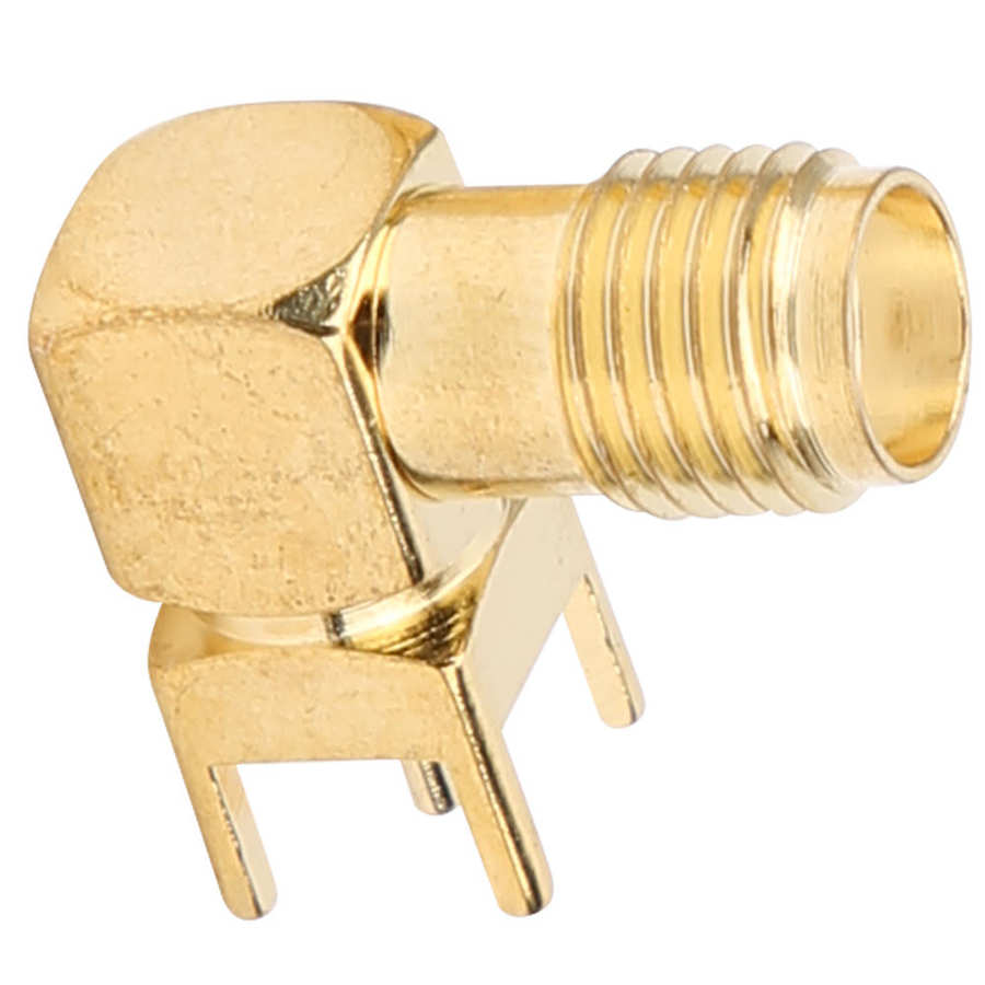 SMA Connector Excellent Performance Mount RF Connector for RF Cables Digital Communication Systems Microstrip Lines Microwave