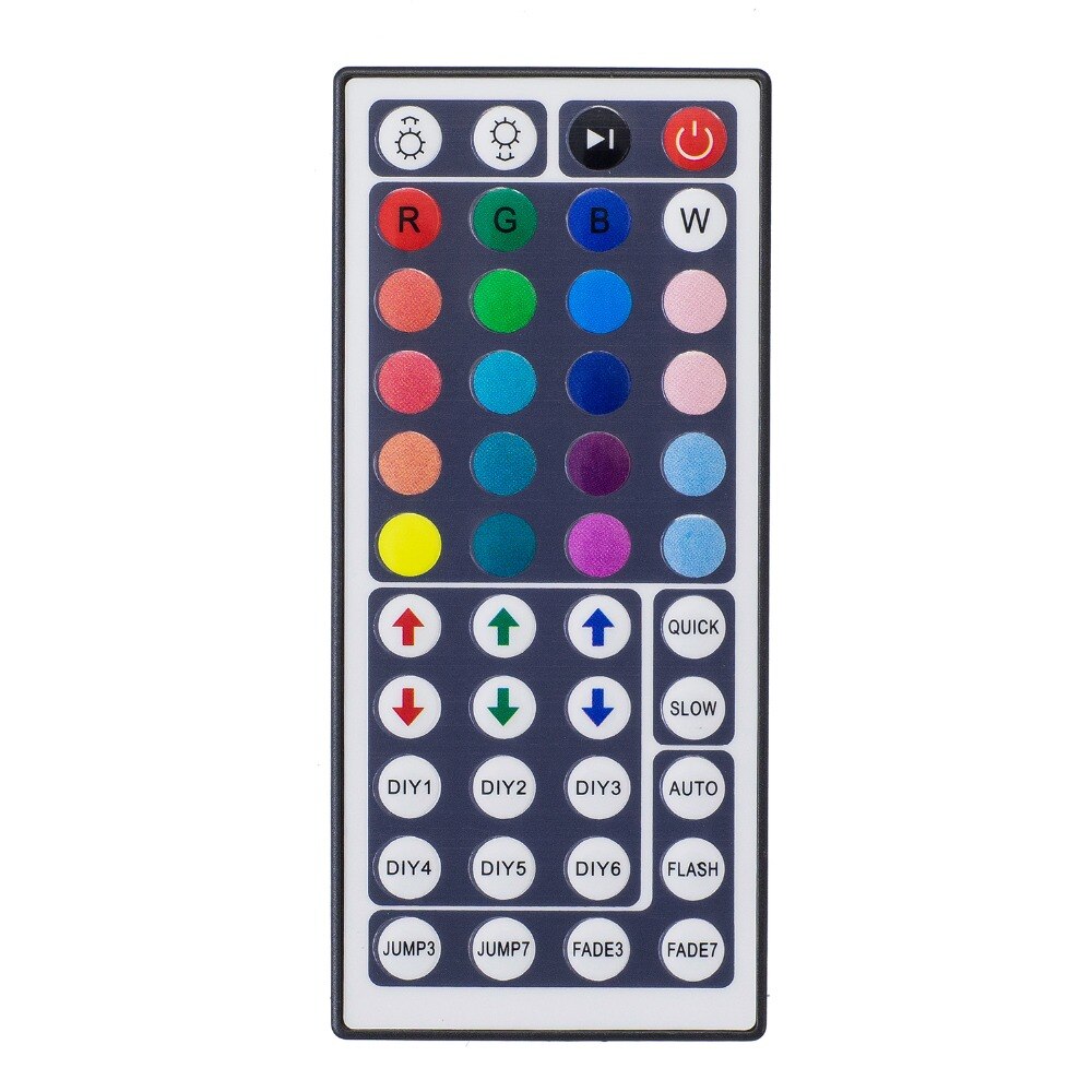 Led Controller 44 Toetsen Led Ir Rgb Controlerlights Controller Ir-afstandsbediening 44key Control Dimmer DC12V Voor Rgb 3528 5050 Ledstrip