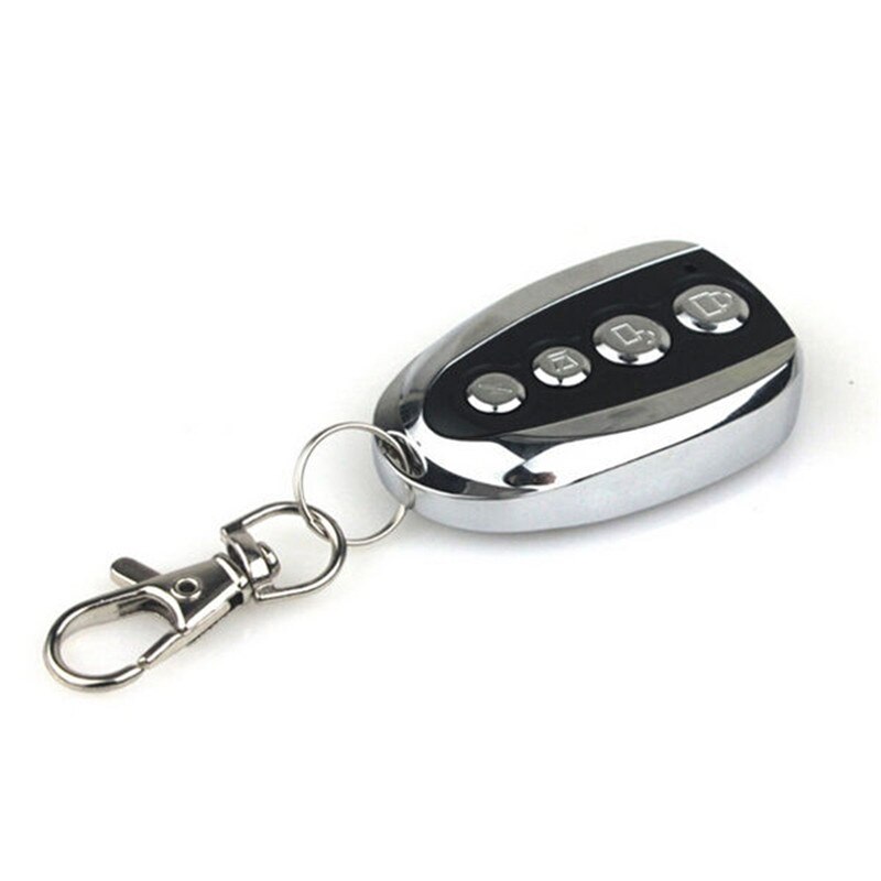Télécommande sans fil contrôle automatique Clone porte Garage porte réplicateur métal 4 boutons Portable clé copie télécommande
