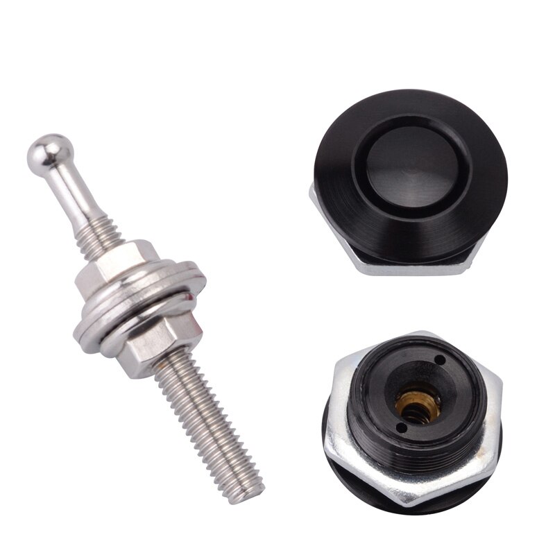 SPEEDWOW-Kit de Clip de bloqueo para capó de coche, herramientas de pestillo rápido de aluminio, bloqueo de Bonnets de motor, 25mm/1,0&quot;