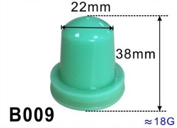 Cabeça almofada de borracha de Silicone para tampografia máquina dia 22mm base de madeira