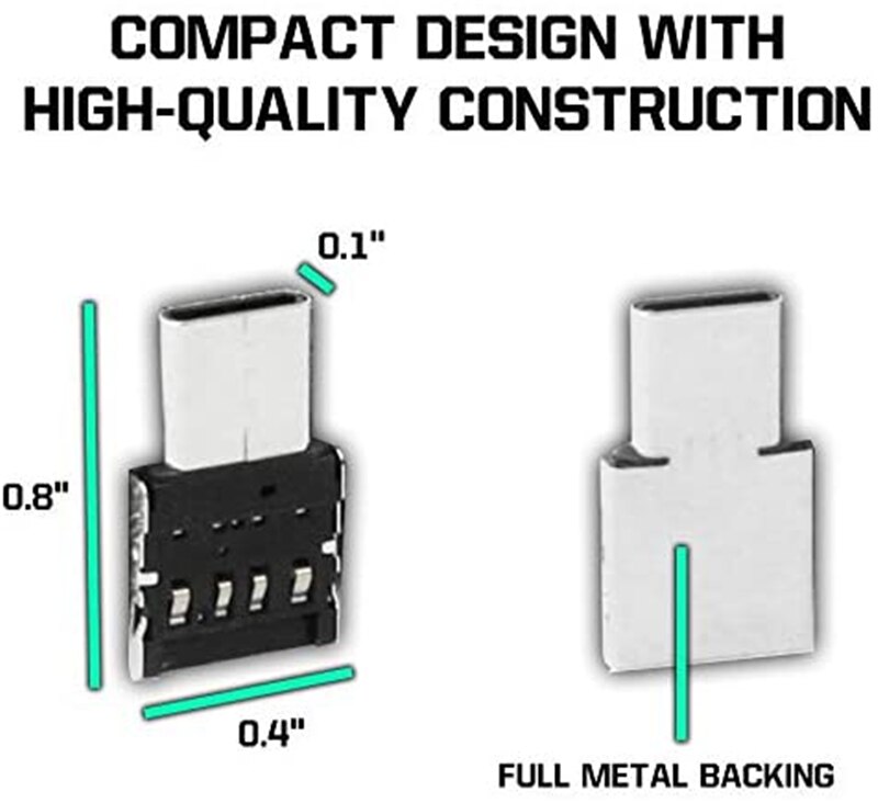 5個超ミニusb otgタイプcアダプタhuawei社の名誉20 ipad macbook proのフラッシュディスクタブレット電話タイプcにusb otg conector