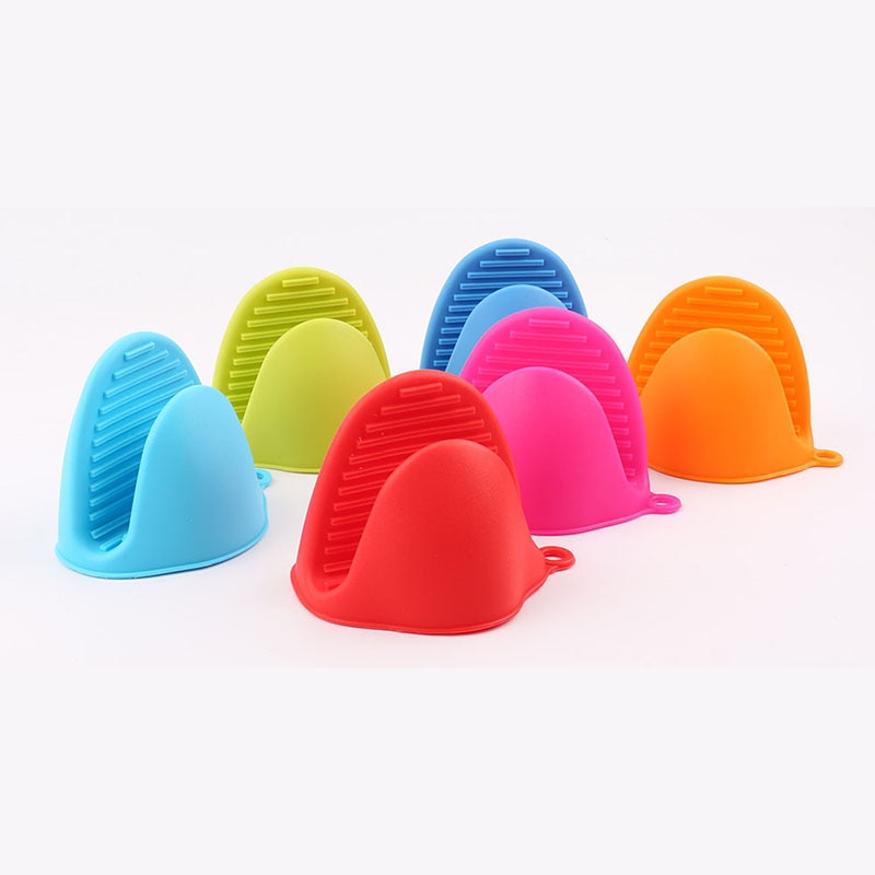 1pc de herramientas de silicona para repostería tomar sujeción térmica horno microondas de cocina guantes horno barbacoa guantes bandeja olla Clip