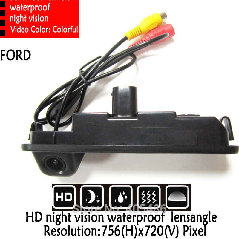 Wifi draadloze auto sony kofferbak handvat wifi camera auto achter view camera Voor Ford Focus Mondeo Kuga camera kleur waterdicht led