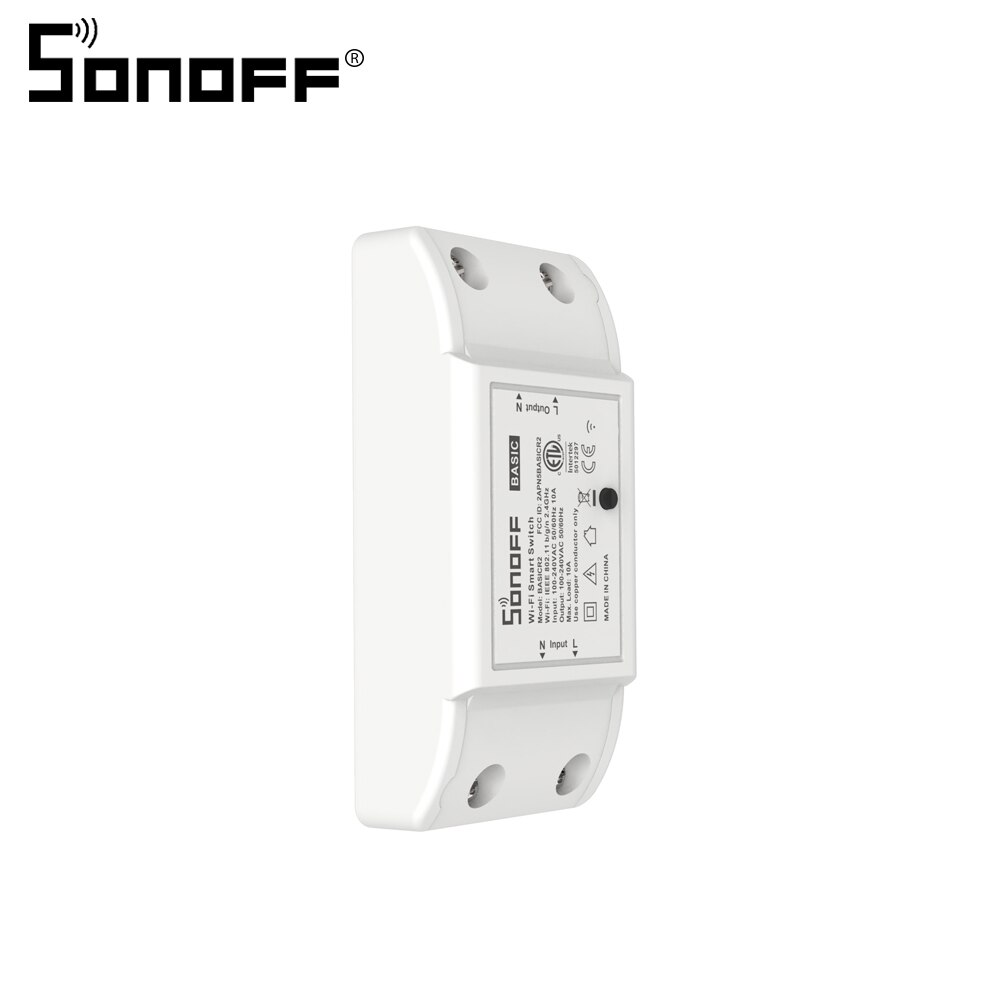 Sonoff  s26/ mini/basic wifi smart socket trådløs stikkontakt eu-e/eu-f/uk/us /au 220v 10a arbejde med google home automation alexa: Sonoff basic