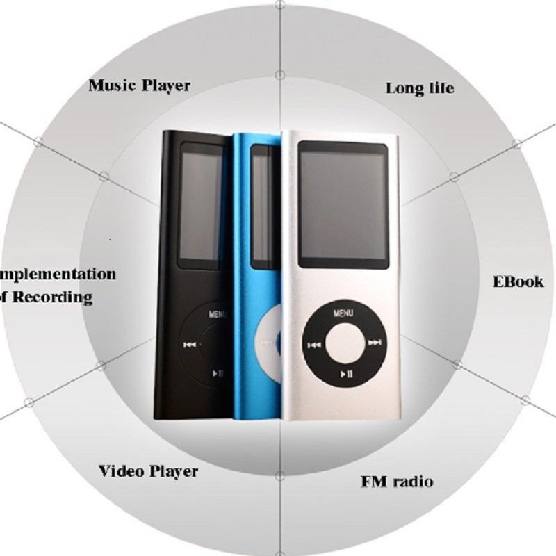 Reproductor de música a la , Reproductor de Radio HIFI Mp3, pantalla LCD Digital, grabación de voz, Reproductor de FM, altavoz, Reproductor portátil ligero