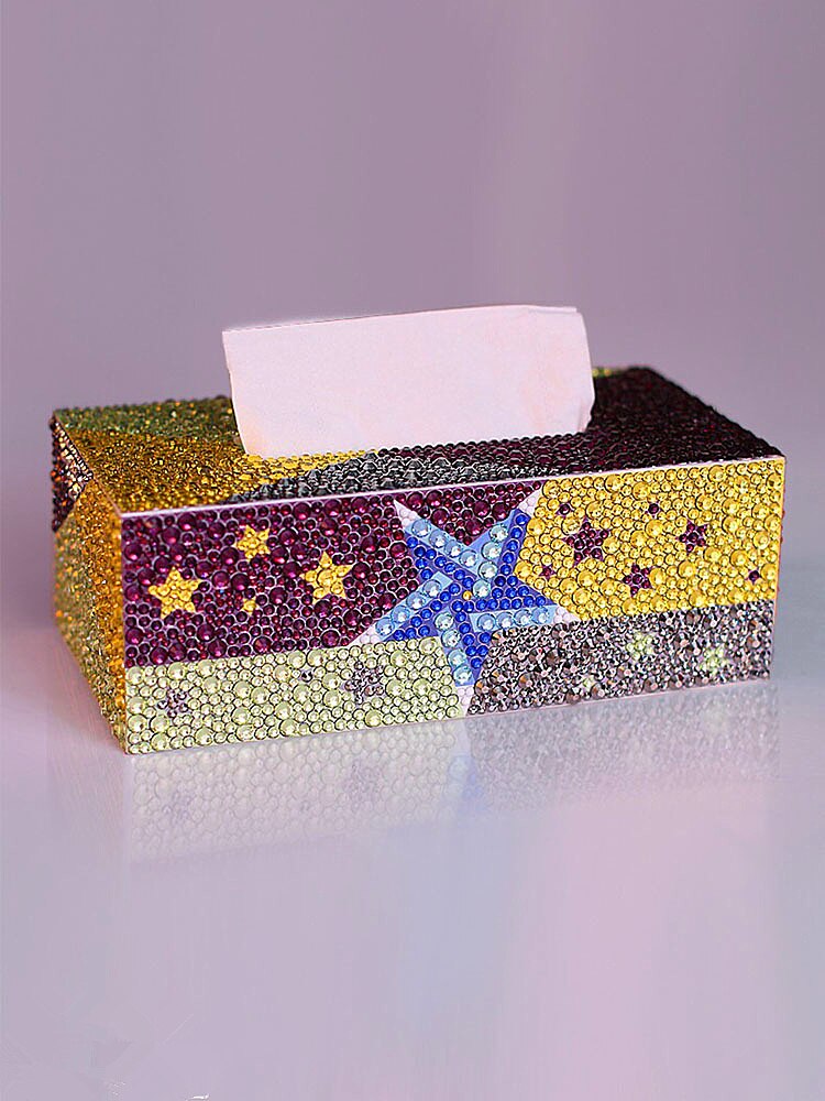 Diamond Embroidery Tissue Box 5D DIY Handmade Diamond Painting Mosaic Home Wedding Decoration Crafts
