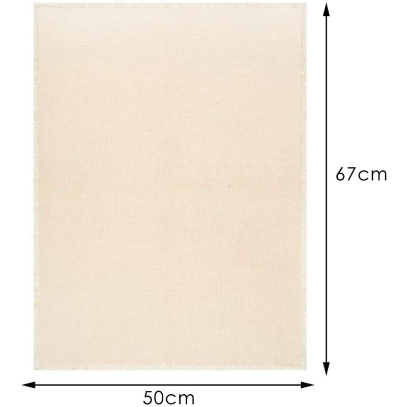 Punch Needle Cloth Fabric, Needlework Embroidery Fabric for Punch Needle and Rug-Punch, 26.4 x 19.6 Inch