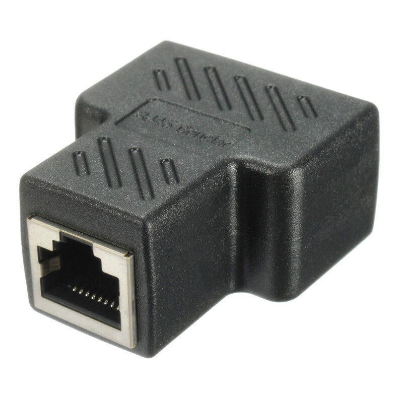 RJ45 Splitter Adapter Stecker 1 zu 2 Weibliche Häfen für KATZE 5/KATZE 6/KATZE 7 LAN Ethernet kabel Buchse Splitter Hub PC Laptop Mac