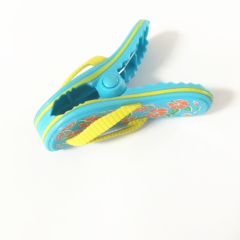 1 St Plastic Strand Slipper Handdoek Clips Grote Zon Bed Lounger Houder Zwembad Wasknijper Quilt clip Sok clips