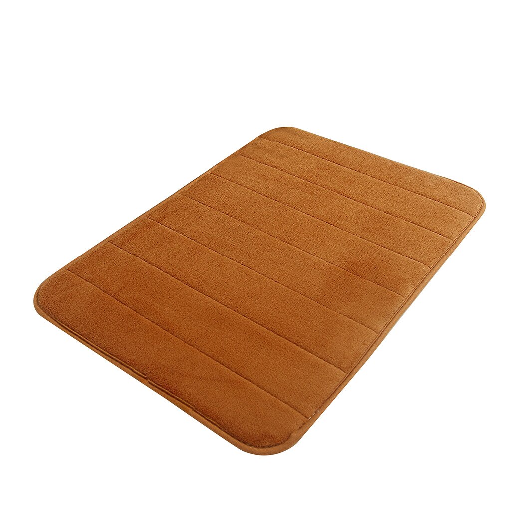Non Slip Bath Mat Bathroom Carpet Mat in the Bathroom Bath Pad Bathroom Rug Carpet for Living Room kitchen Toilet Floor Mat: Brown