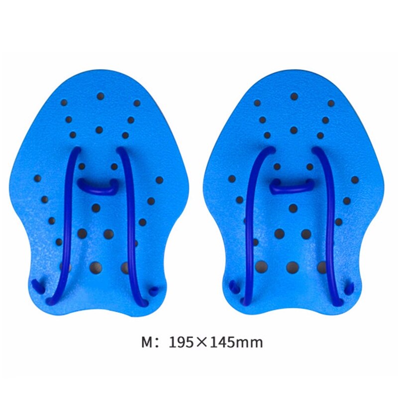 1 par svømmehansker med svømmehud palmer vannski slag treningspadler barn voksne dykkerhansker trening fingerløs