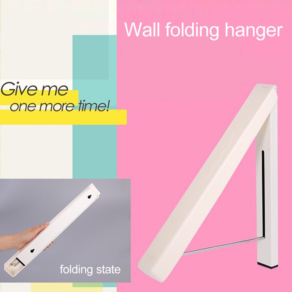 Retractable Wall Mount Folding Clothes Hanger Stai Grandado retractable-wall-mount-folding-clothes-hanger-stai-grandado