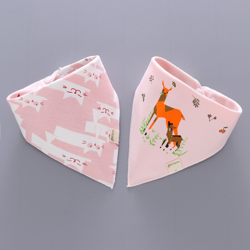 2 teile/los Baby lätzchen baumwolle weiche bandana schal rülpsen tuch für neugeborene Baby mädchen jungen Flamingo dreieck Lätzchen: 9