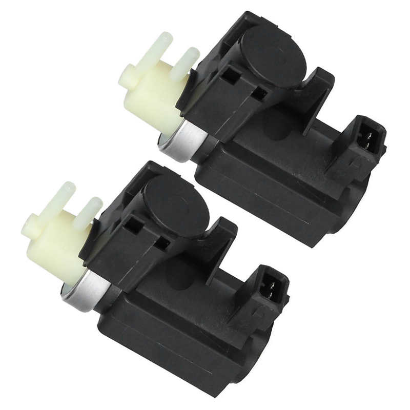 Turbo sobrealimentador eléctrico para automóviles, Turbo Boost, válvula solenoide 11747626350 de repuesto, compatible con E90 335i E60 535i 550i: 2PCS