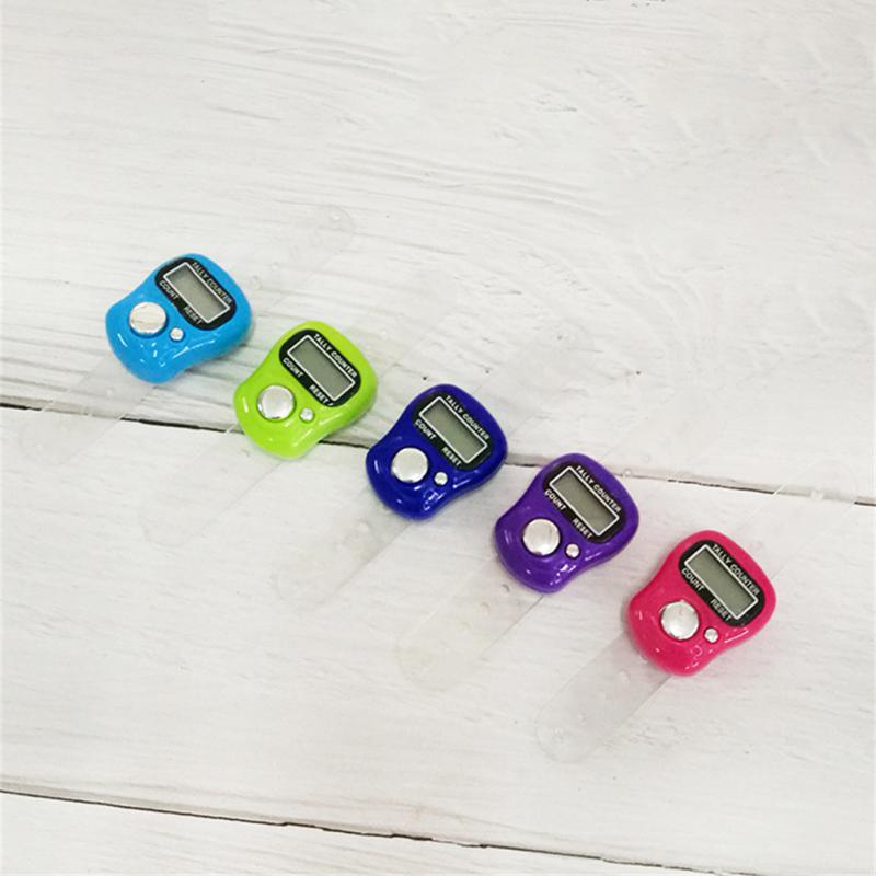 Mini compteur d'anneaux numérique LED, compteur de comptage électronique portatif, compteur de doigt pour les sports de prière et les compteurs de Fitness