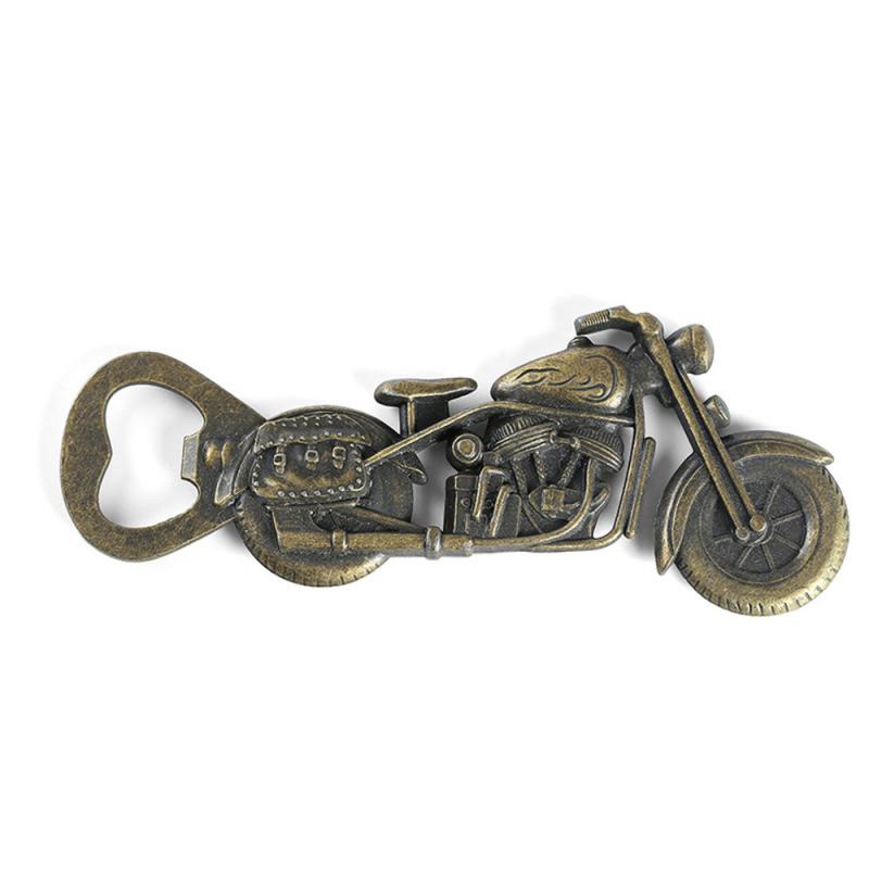 Vintage Motorcycle Shape Bottle Openers Unique Beer Bottle Opening Tool Wedding For Men Keychain Keyring Brass Opener Tool