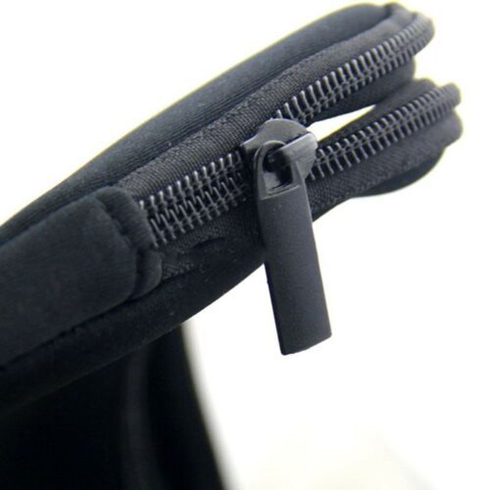 Sort 10 " -17 " bærbar notebook sleeve taske cover med /4 stropper til hp dell lenovo acer taske